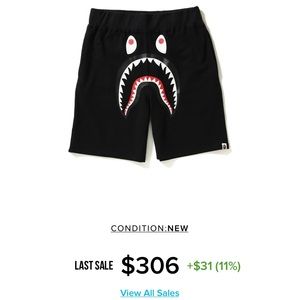 Bape Shark Camo pocket sweat